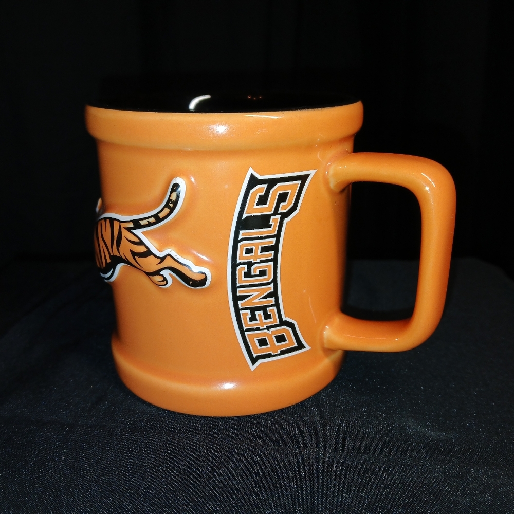Vintage Cincinnati Bengals Orange Black 3D Coffee Mug